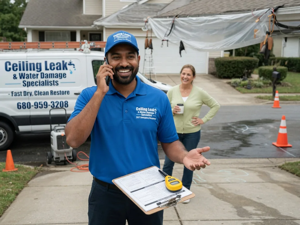 Ceiling Leak Cleanup Preston, OK FAQs
